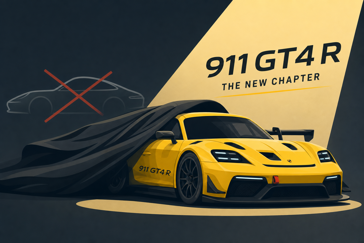 Porsche Unveils 911 GT4 R as 718 Cayman Replacement