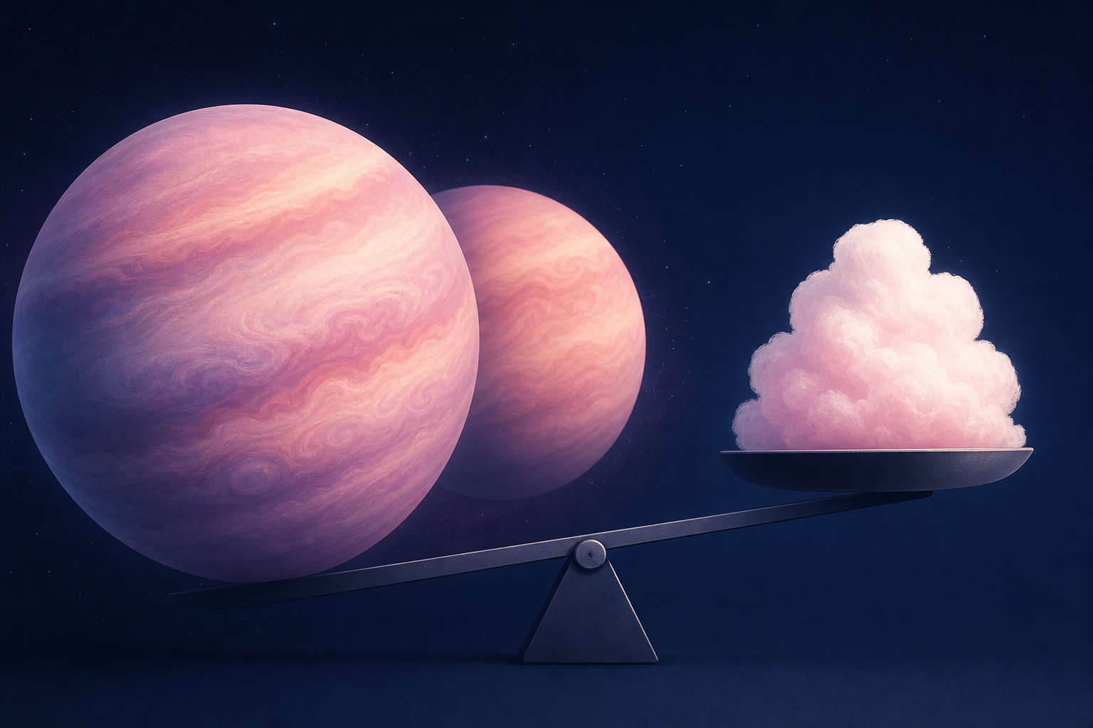 Astronomers find 2 gigantic planets lighter than cotton candy: "Comparable to a nice blob of shaving foam"