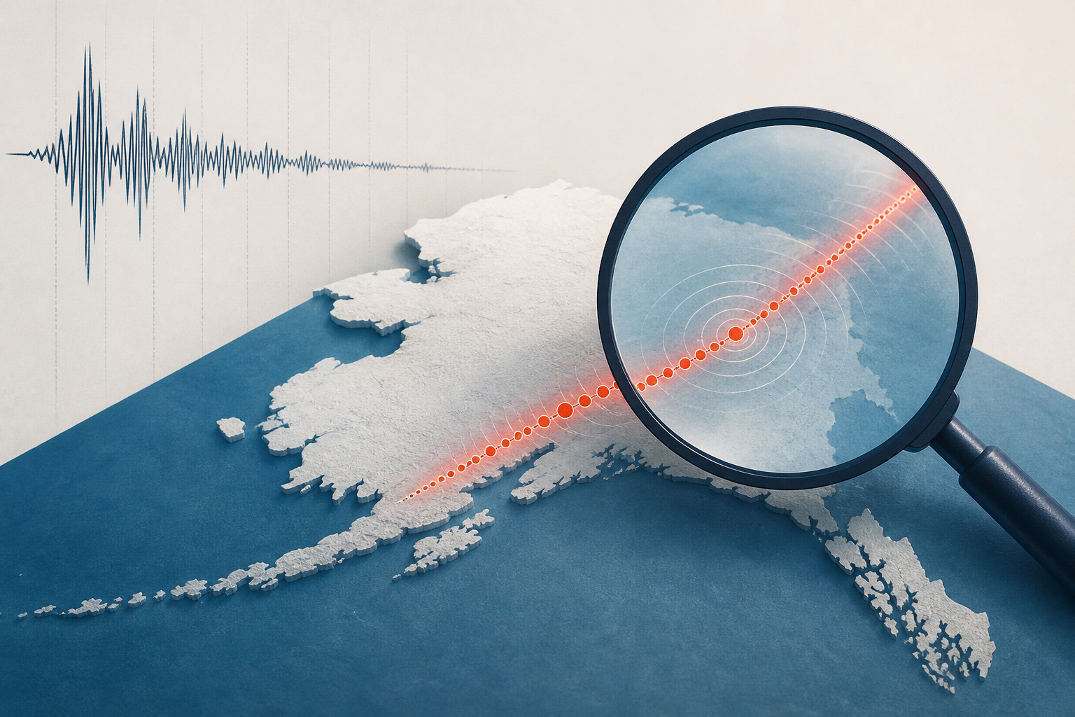 Scientists find thousands of earthquakes in a perfectly straight line in Alaska, revealing a hidden 'micro...