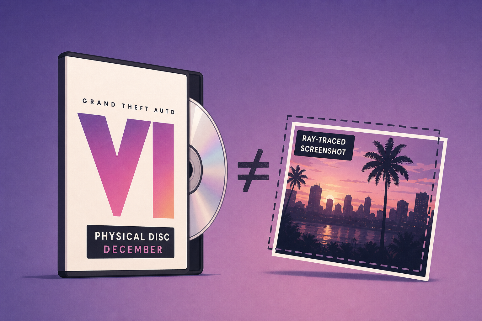 GTA 6 Physical Disc Reportedly Arrives This December, While Ray-Traced Screenshots May Not Reflect Console Reality