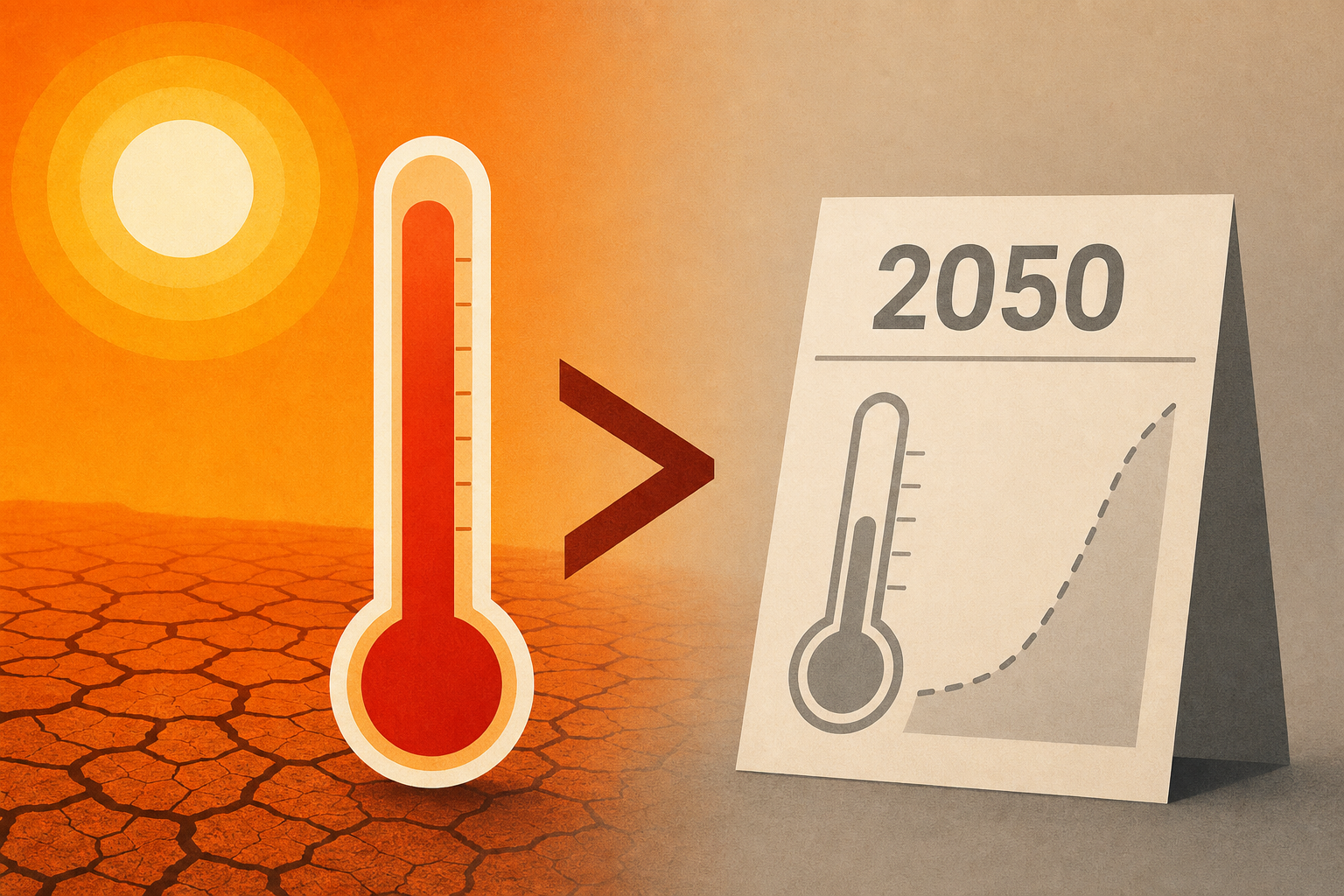 France’s heat this week was worse than a dire scenario imagined for 2050