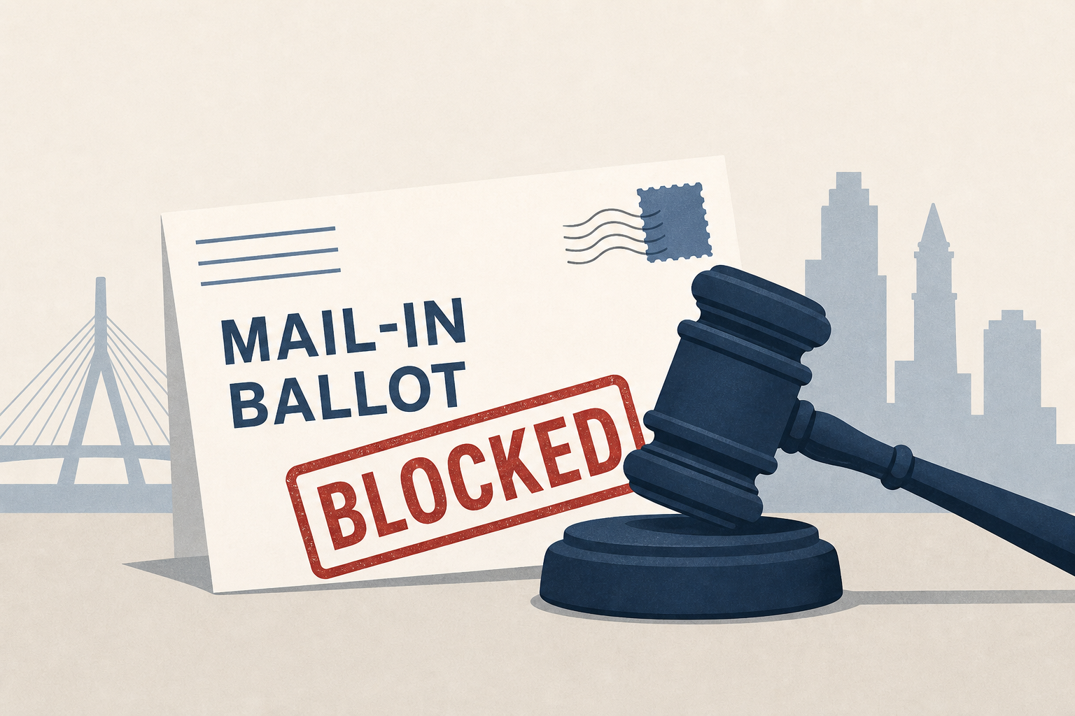 Judge in Boston blocks parts of Trump’s mail-in voting order : NPR
