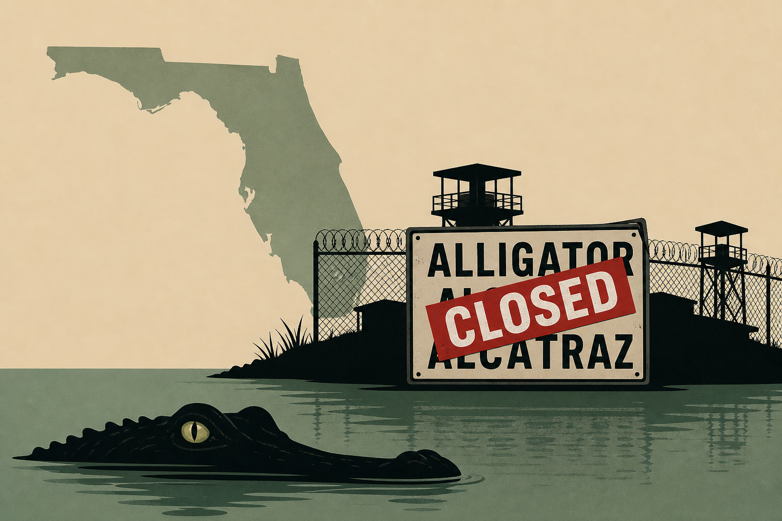 Florida governor announces closure of 'Alligator Alcatraz'