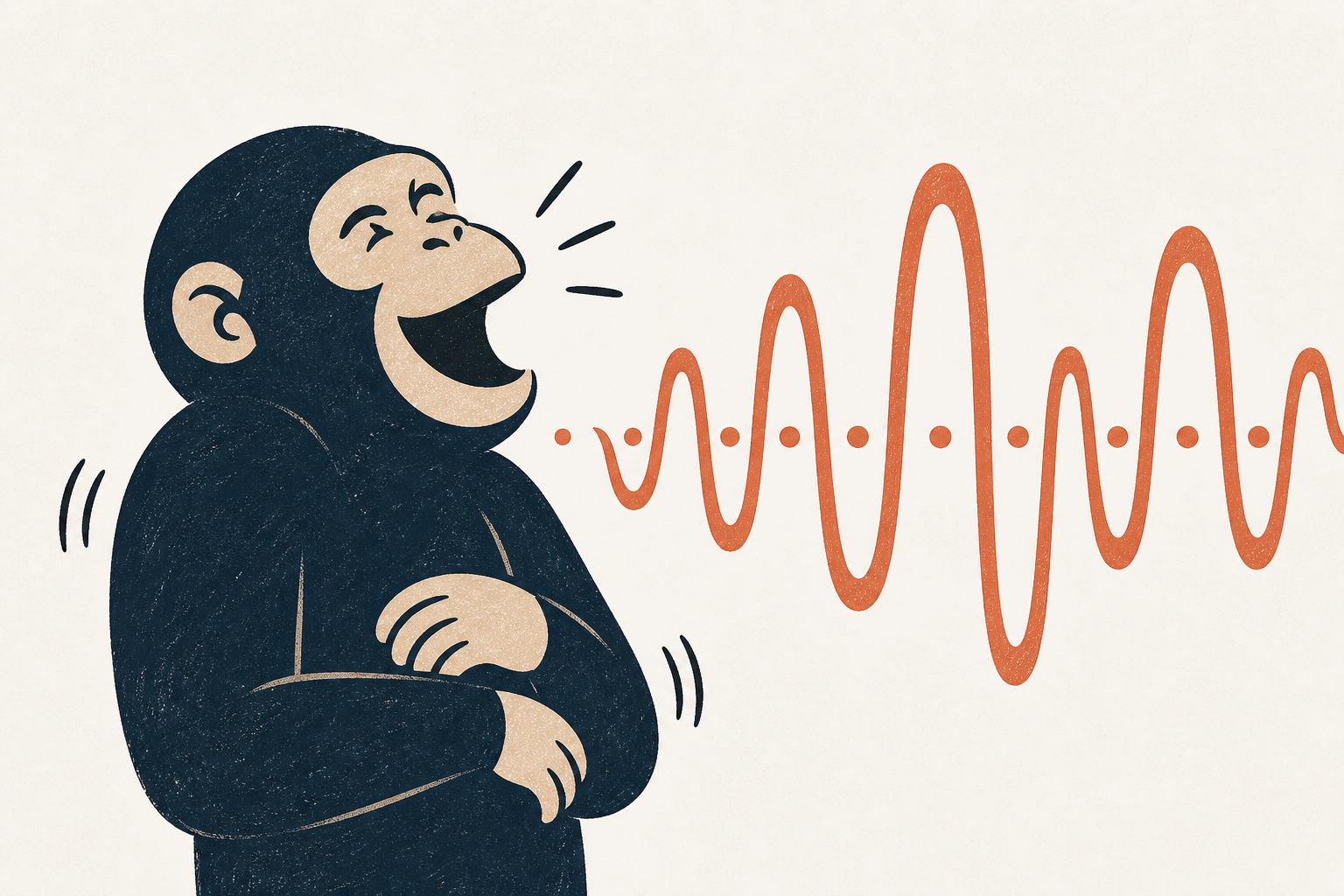 Tickled Apes Reveal the Rhythmic Roots of Laughter