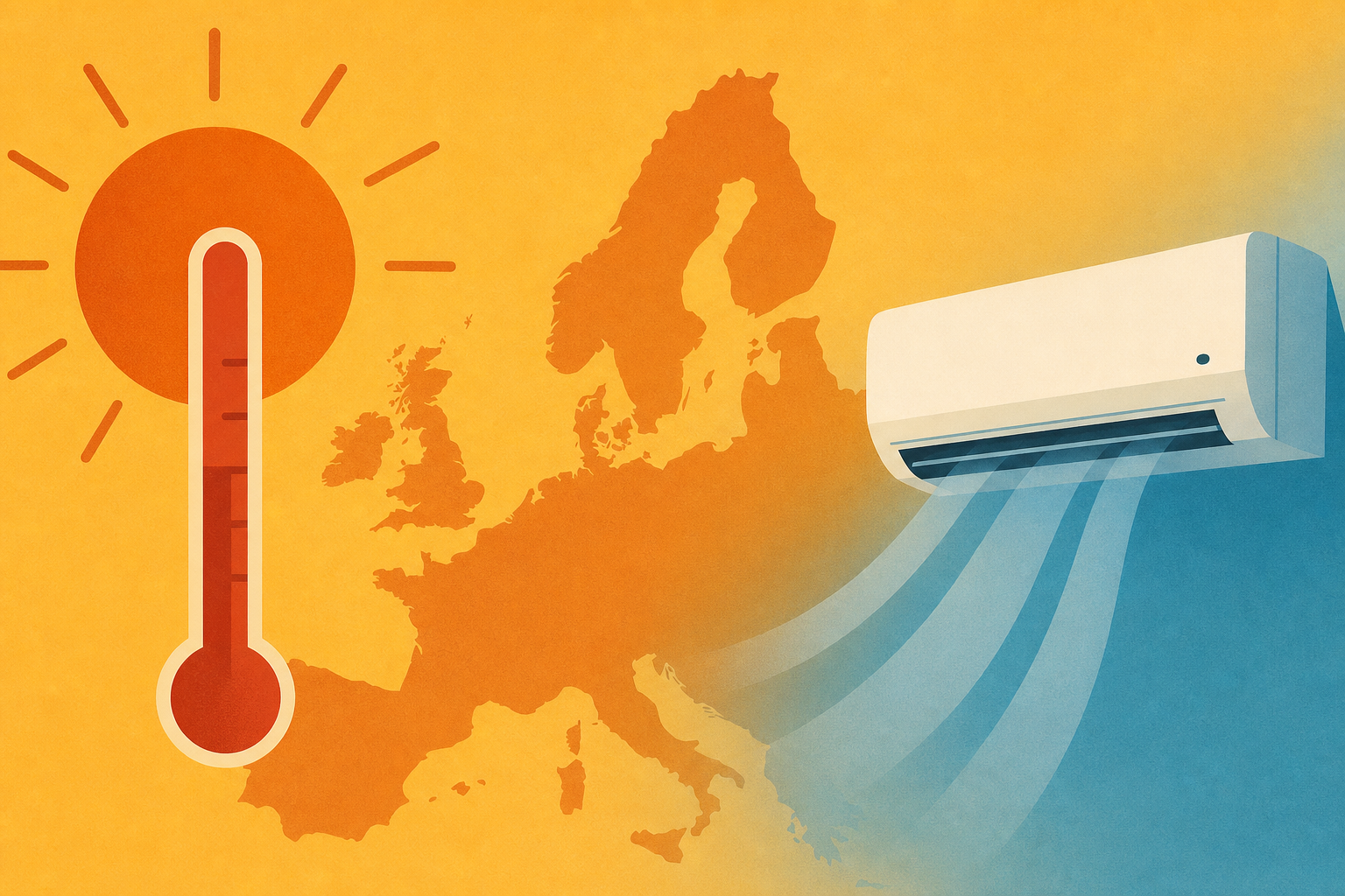 Is Europe embracing air conditioning as deadly heat waves become more common?