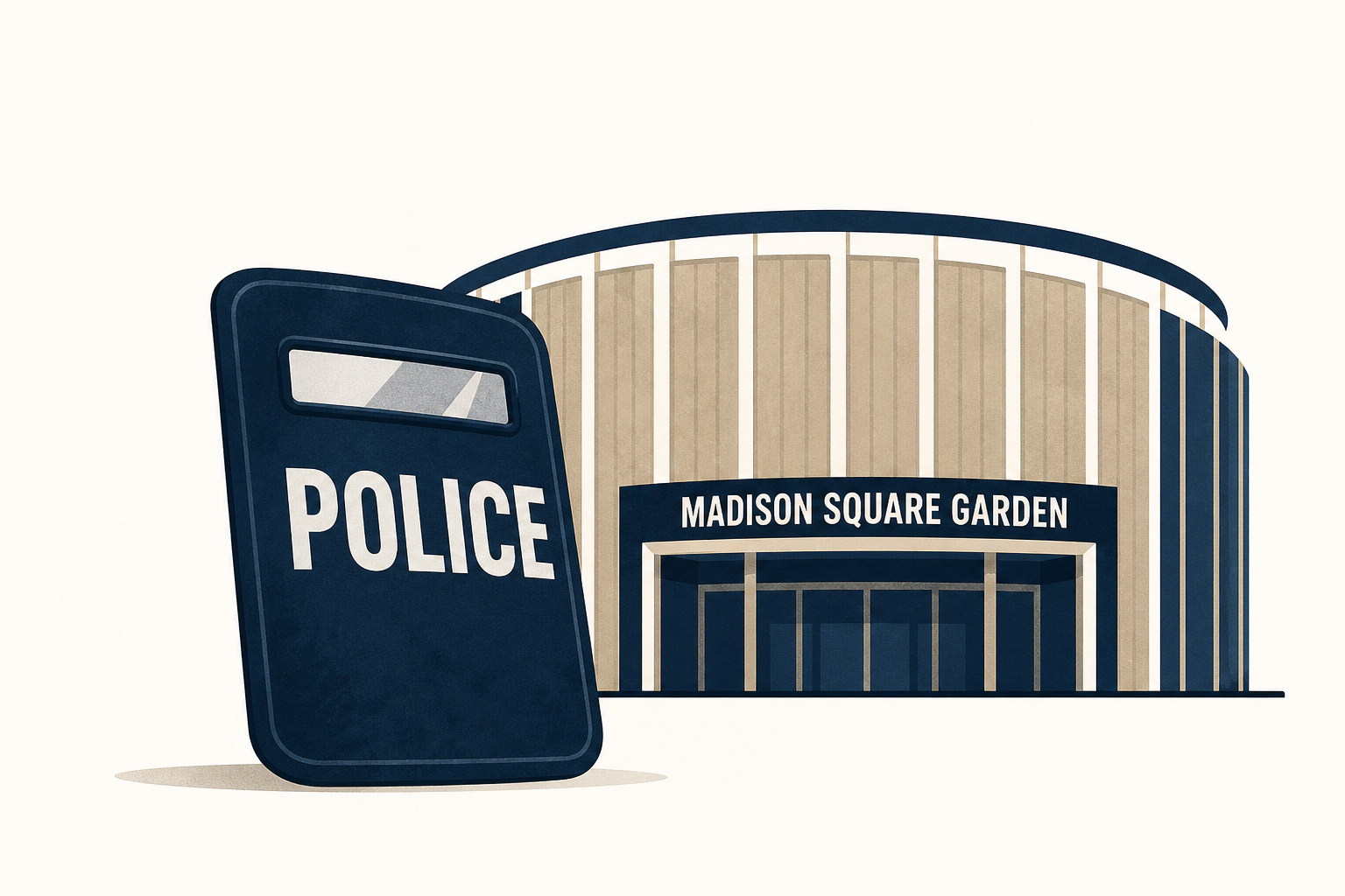 Madison Square Garden Police Brace for Fans