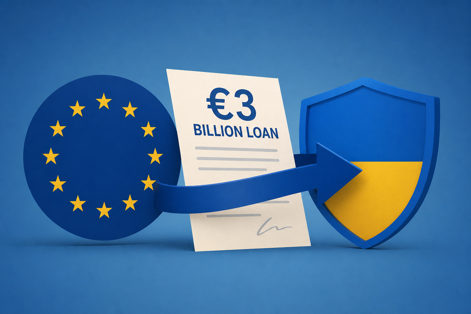 European Union releases 3 billion-euro loan to Ukraine