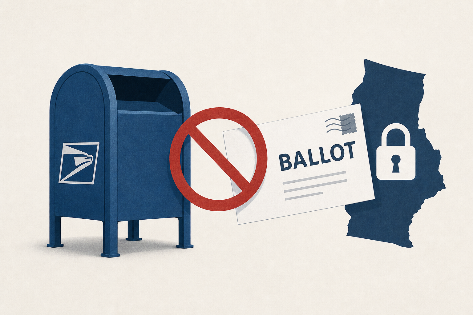USPS would not mail ballots from states refusing to share voter lists