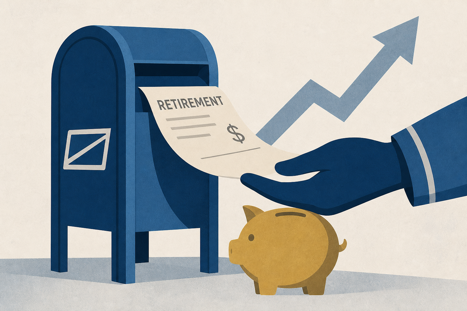 Postal Service Keeps Going by Tapping Workers' Retirement