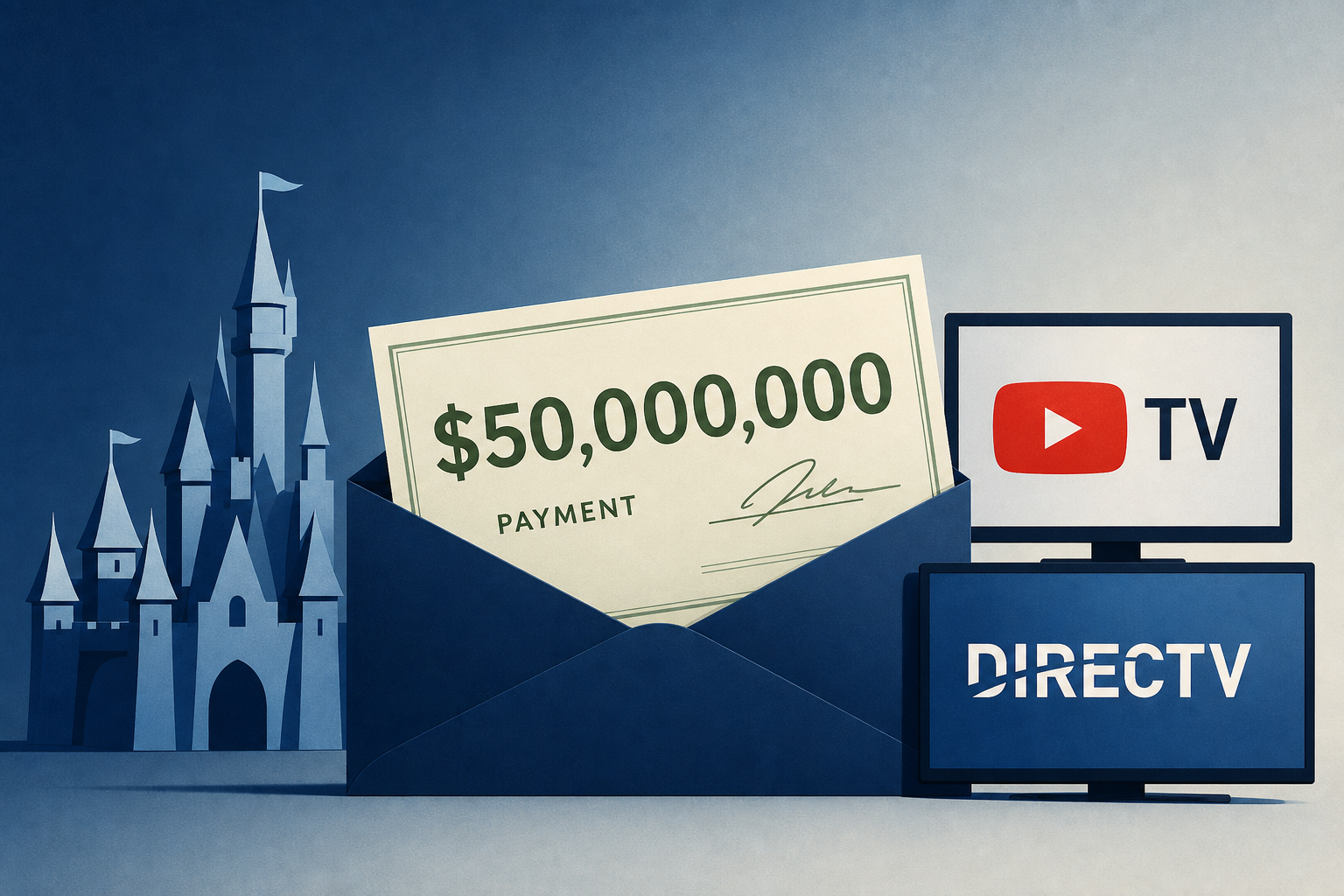 Disney agrees to pay $50 million to YouTube TV and DirecTV subscribers