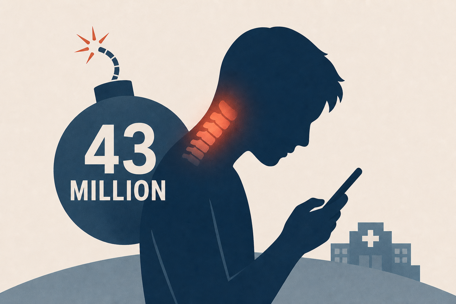 The 'tech neck' time bomb: why 43 million young Americans could cripple U.S. health care within a generation