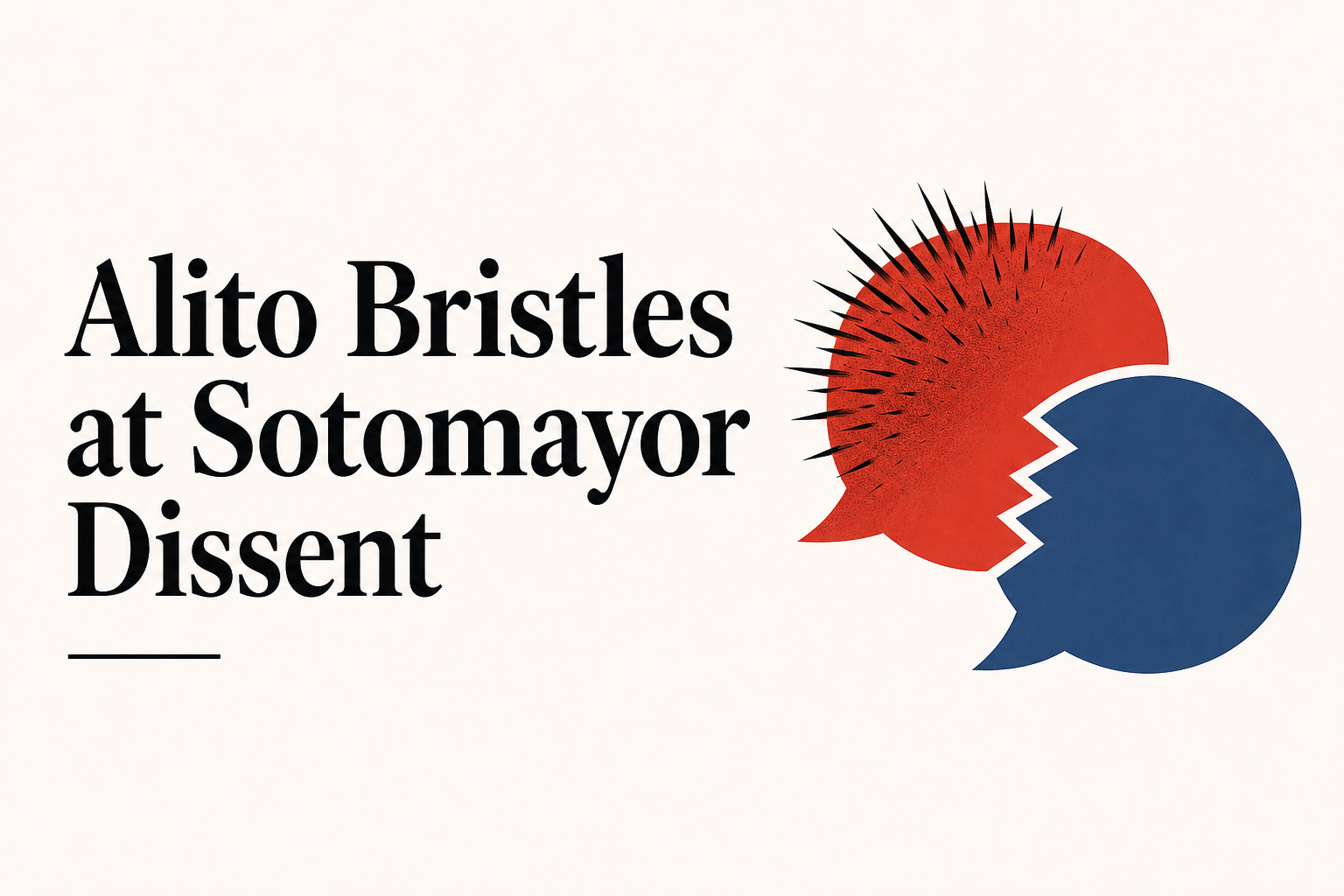 Alito Bristles at Sotomayor Dissent