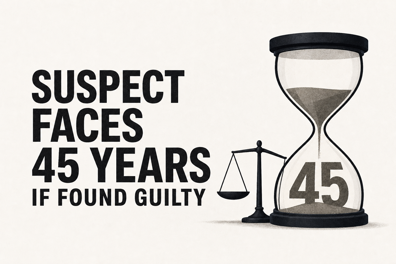 Suspect Faces 45 Years If Found Guilty