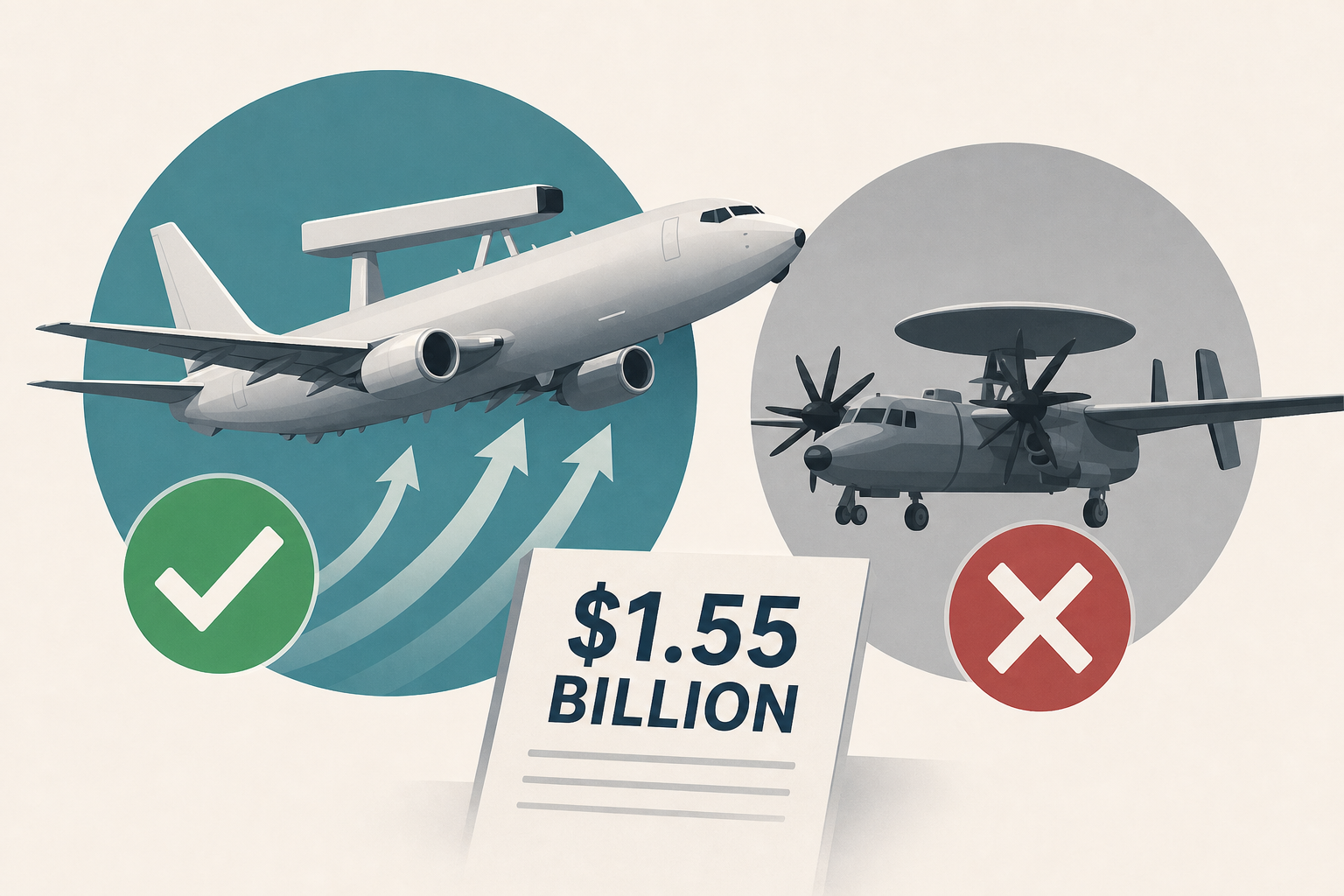 House backs $1.55 billion to revive E-7 Wedgetail, spares Navy Hawkeye