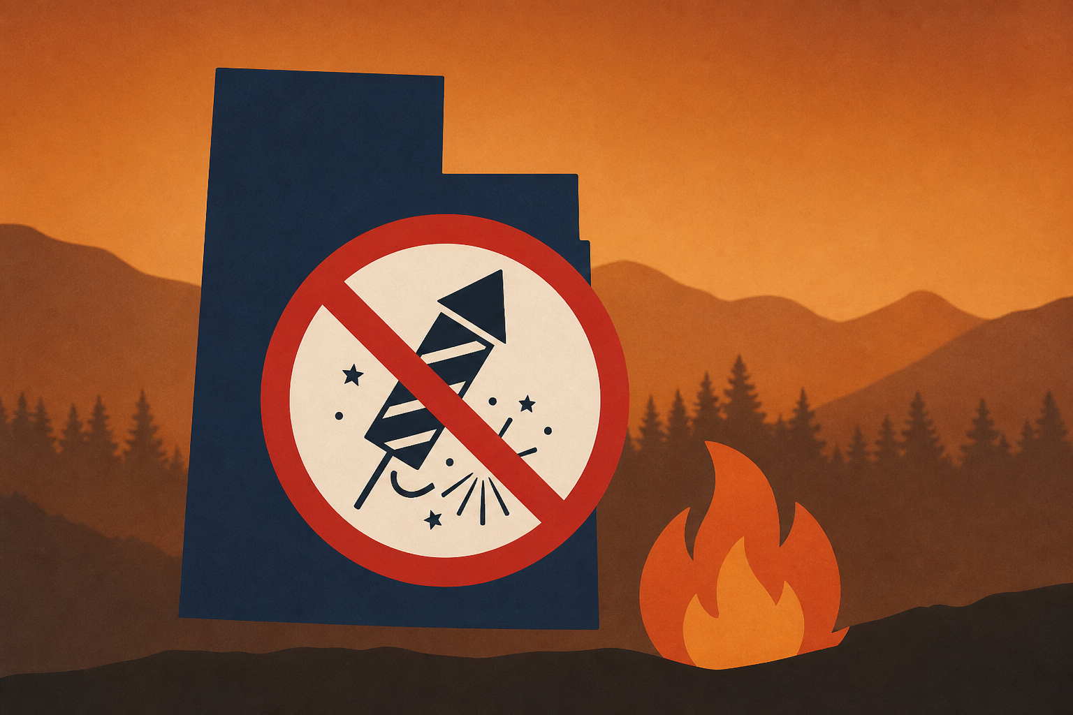 Cox issues statewide fireworks ban amid historic wildfire conditions