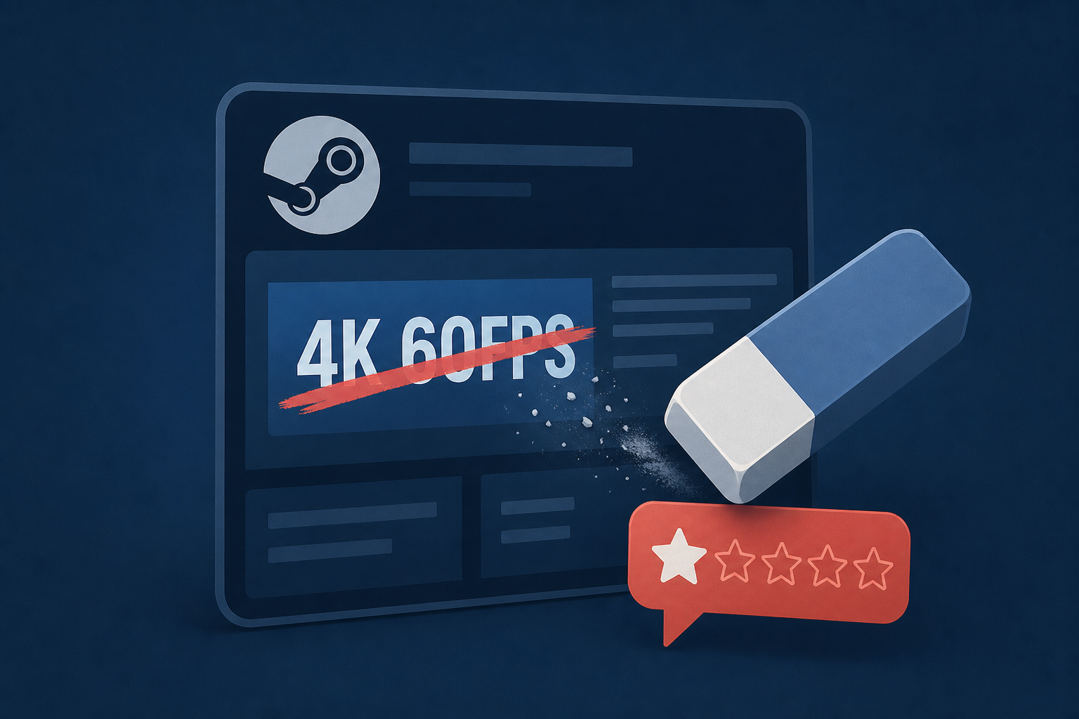 Valve Deletes 4K 60FPS Claim From Steam Page After Reviews