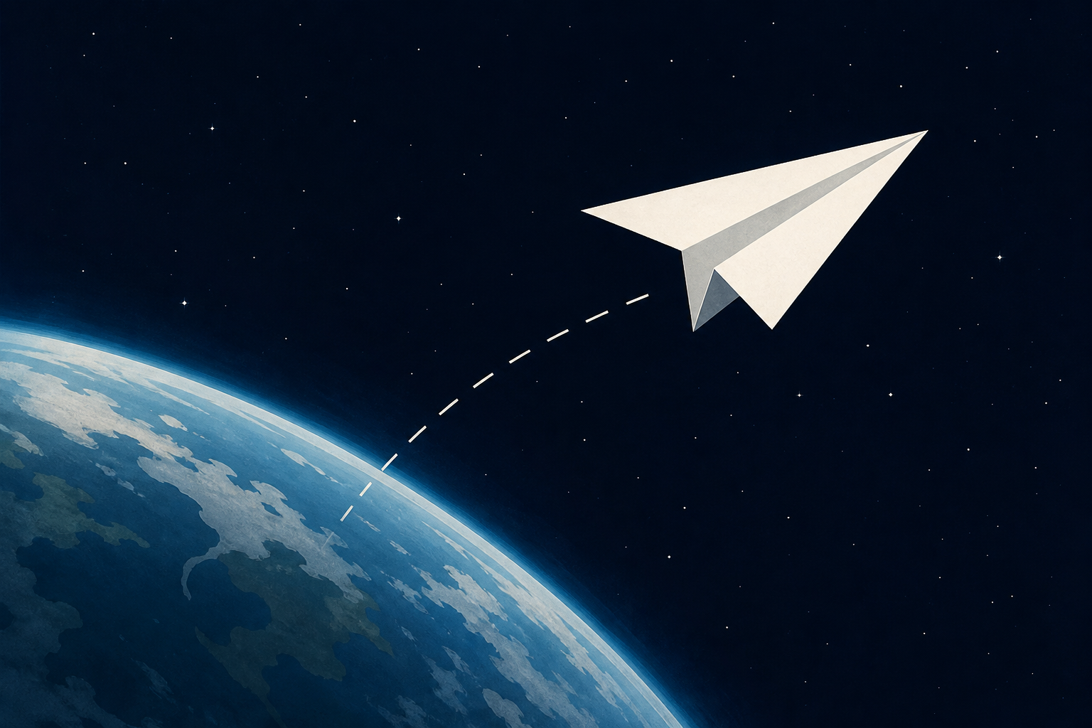 What Happens When You Throw a Paper Plane From Space? These Physicists Found Out