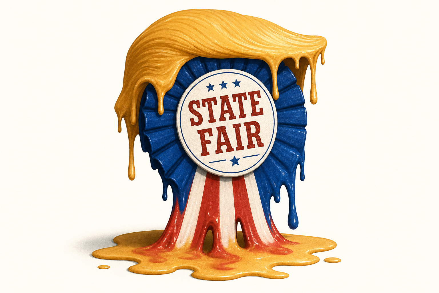 Trump’s Tacky State Fair Suffers Literal Meltdown