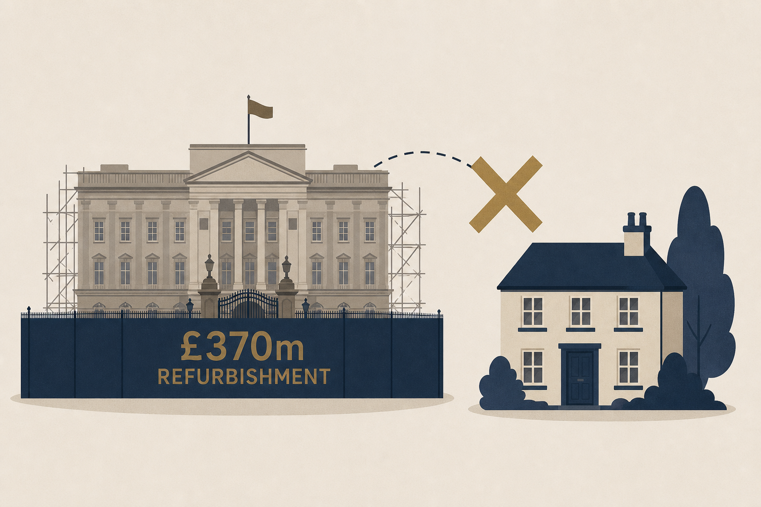 King and Queen will not live at Buckingham Palace after £370m refurbishment