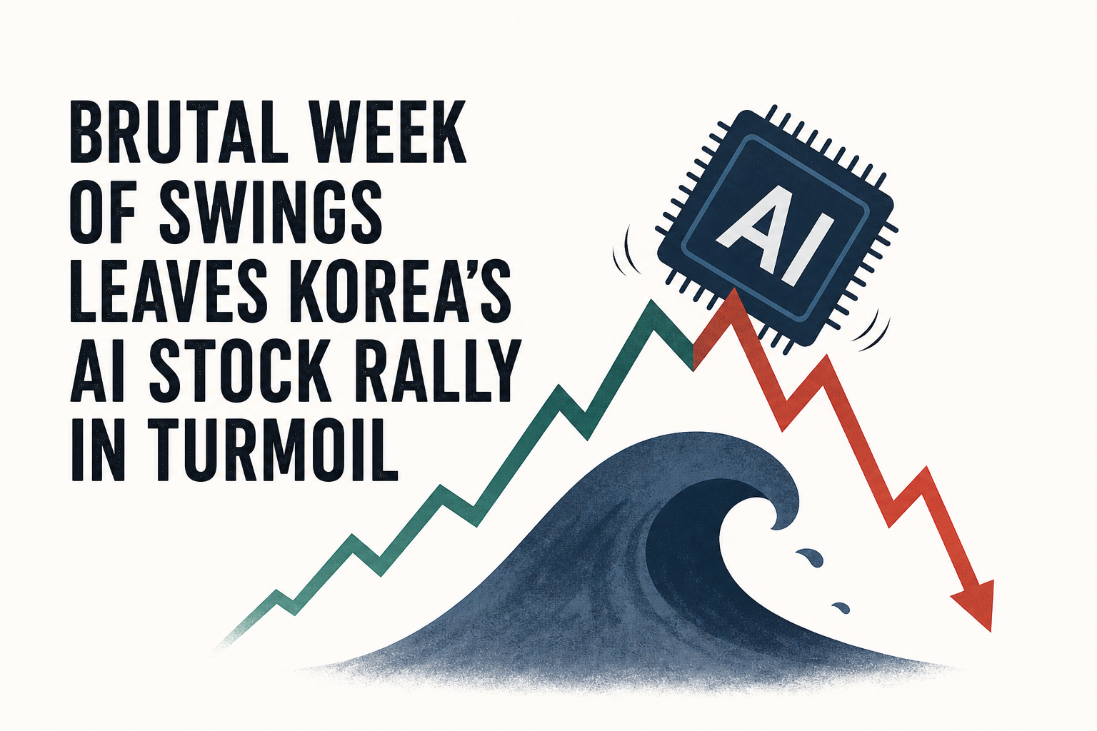 Brutal Week of Swings Leaves Korea’s AI Stock Rally in Turmoil