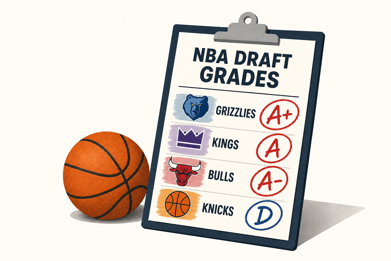 NBA Draft grades: Grizzlies, Kings, Bulls earn raves, while the Knicks disappoint