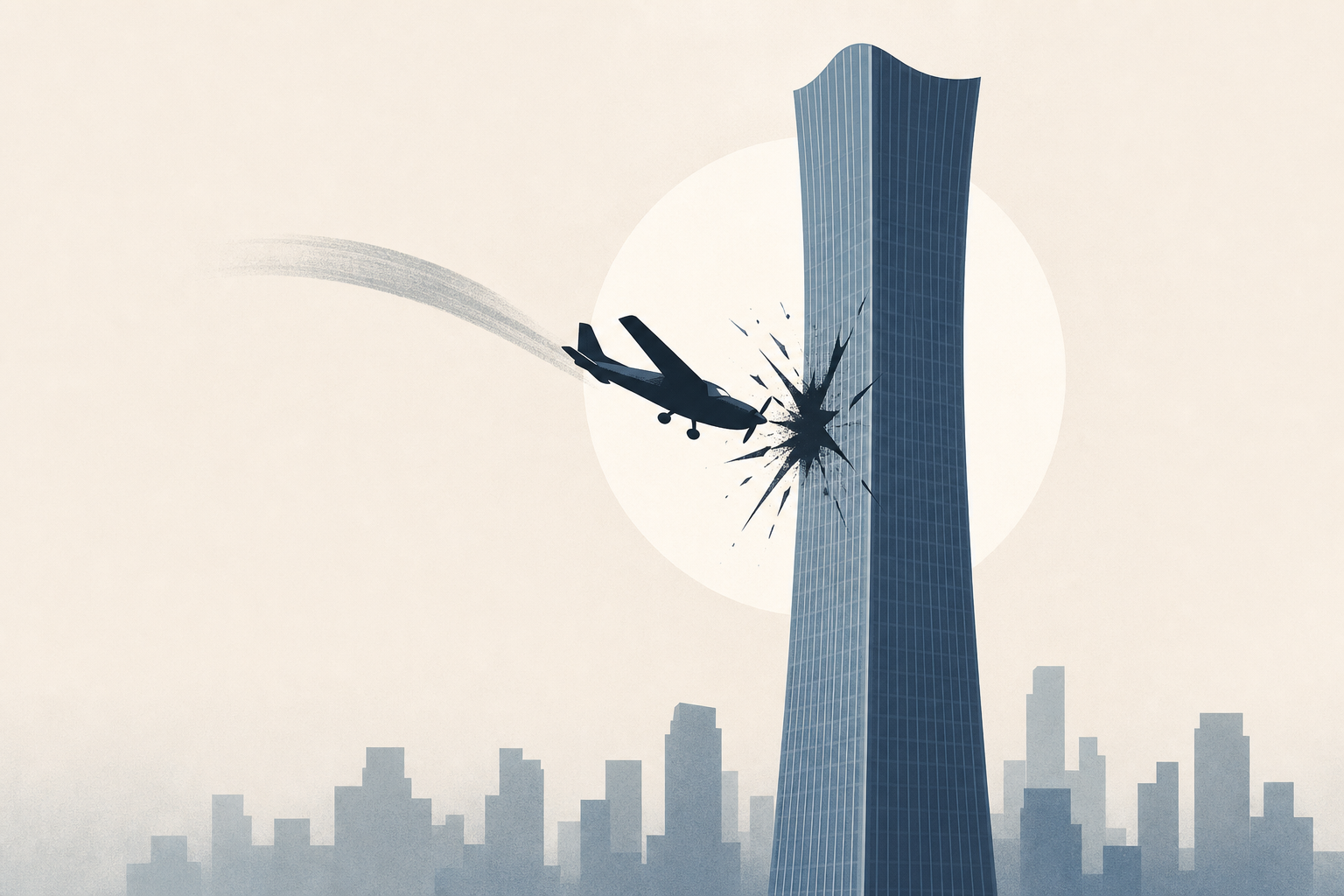 Small aircraft crashes into Beijing’s tallest skyscraper