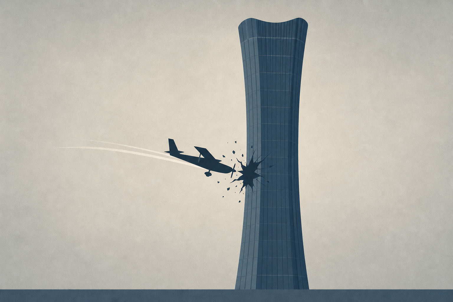Small Plane Crashes Into Tallest Building in Beijing