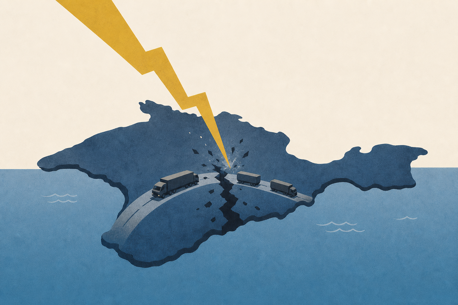 Ukraine decimates Russian logistics, bringing chaos to Crimea
