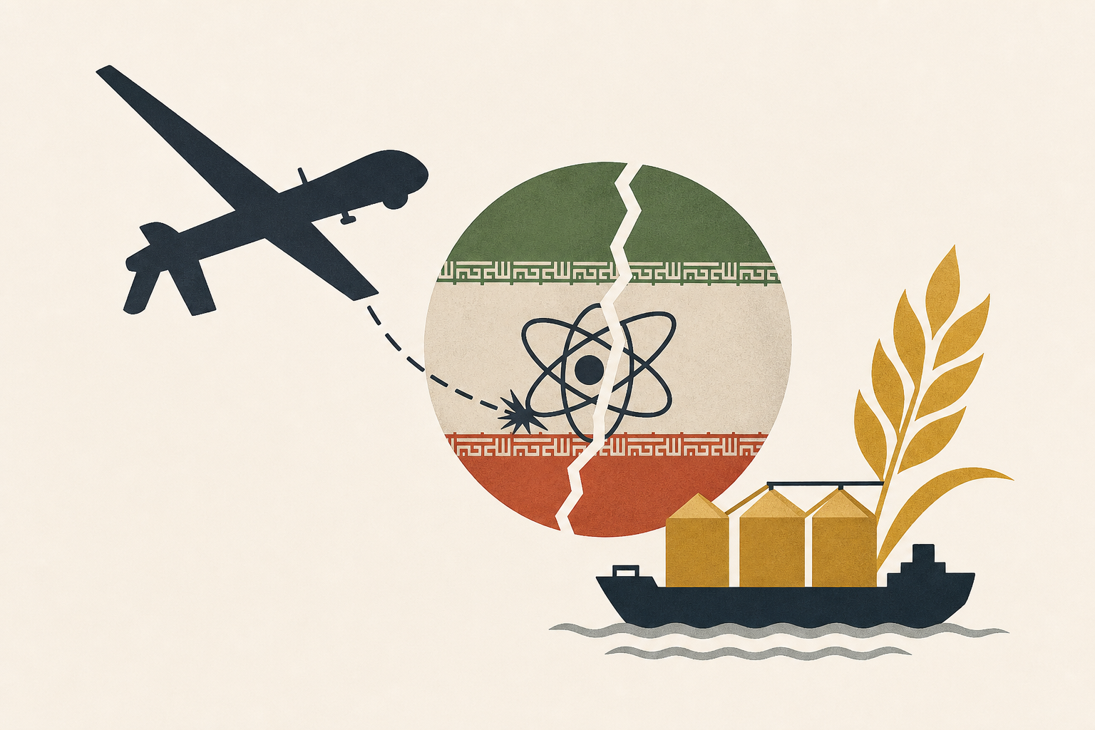 Iran deal tested by drone attack as Trump offers up US farm goods