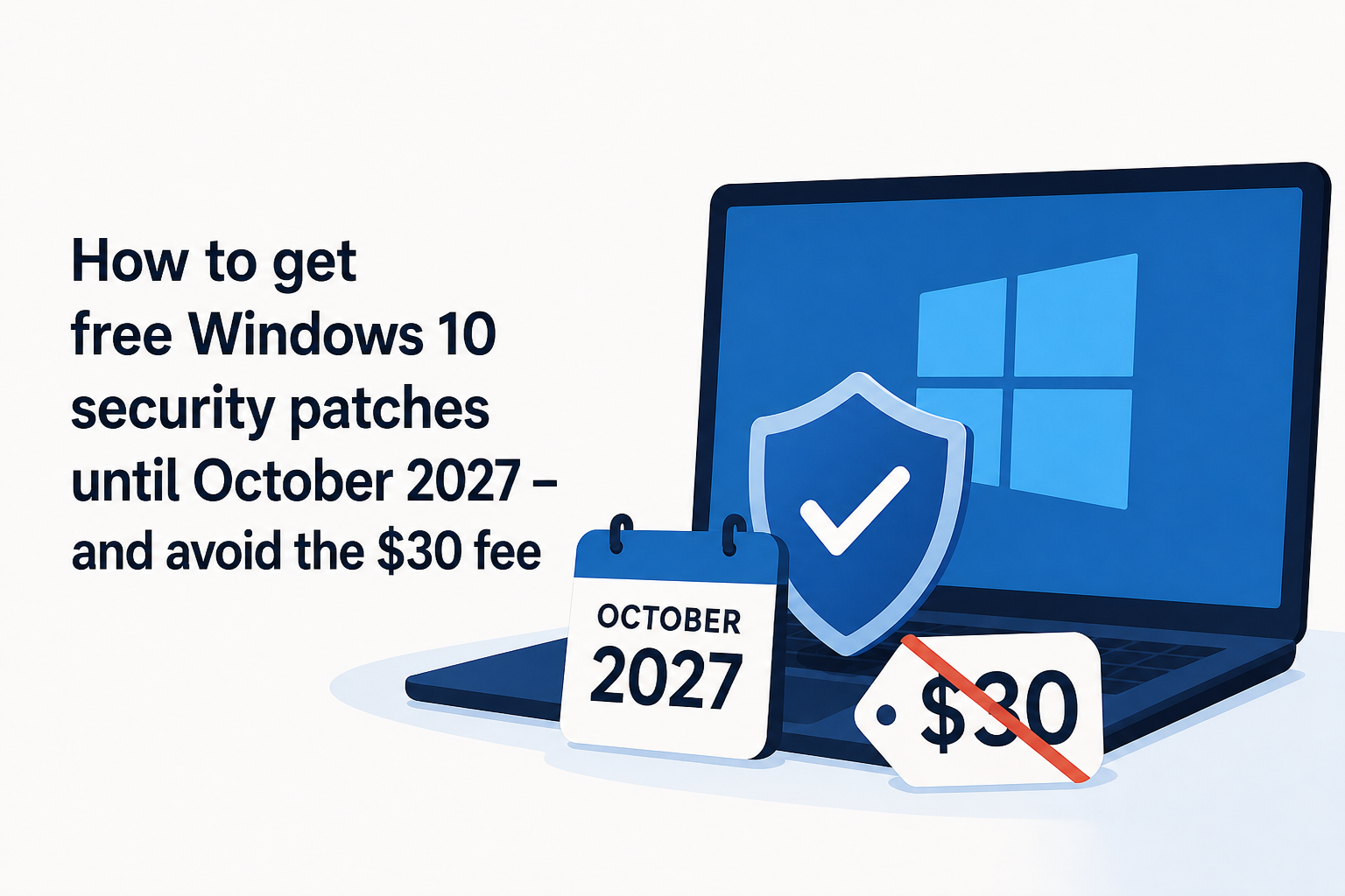 How to get free Windows 10 security patches until October 2027 - and avoid the $30 fee
