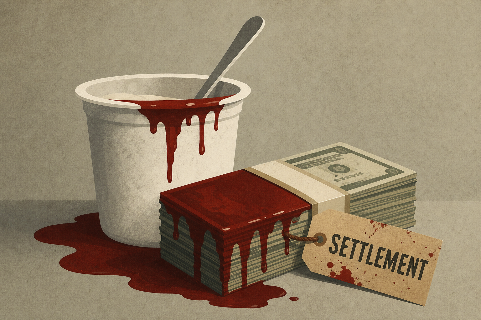 Exonerated man's widow calls settlement in yogurt shop murders "blood money"