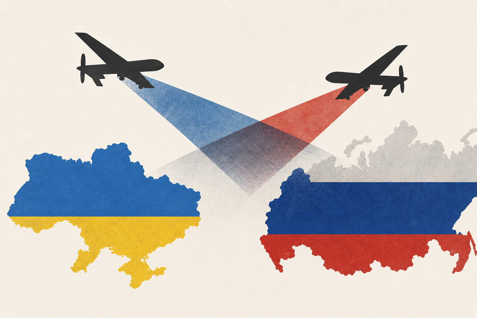 Ukraine unleashes heavy drone bombardment as Russia strikes : NPR