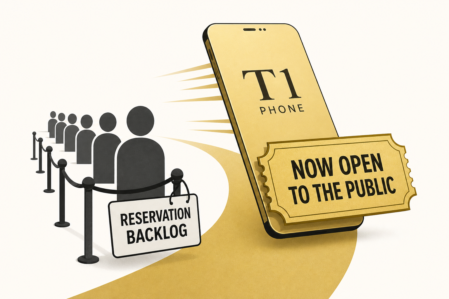 Trump Mobile Takes The T1 Phone Reservation Holders For A Ride, Opens Sales To The Public Without Clearing The Backlog