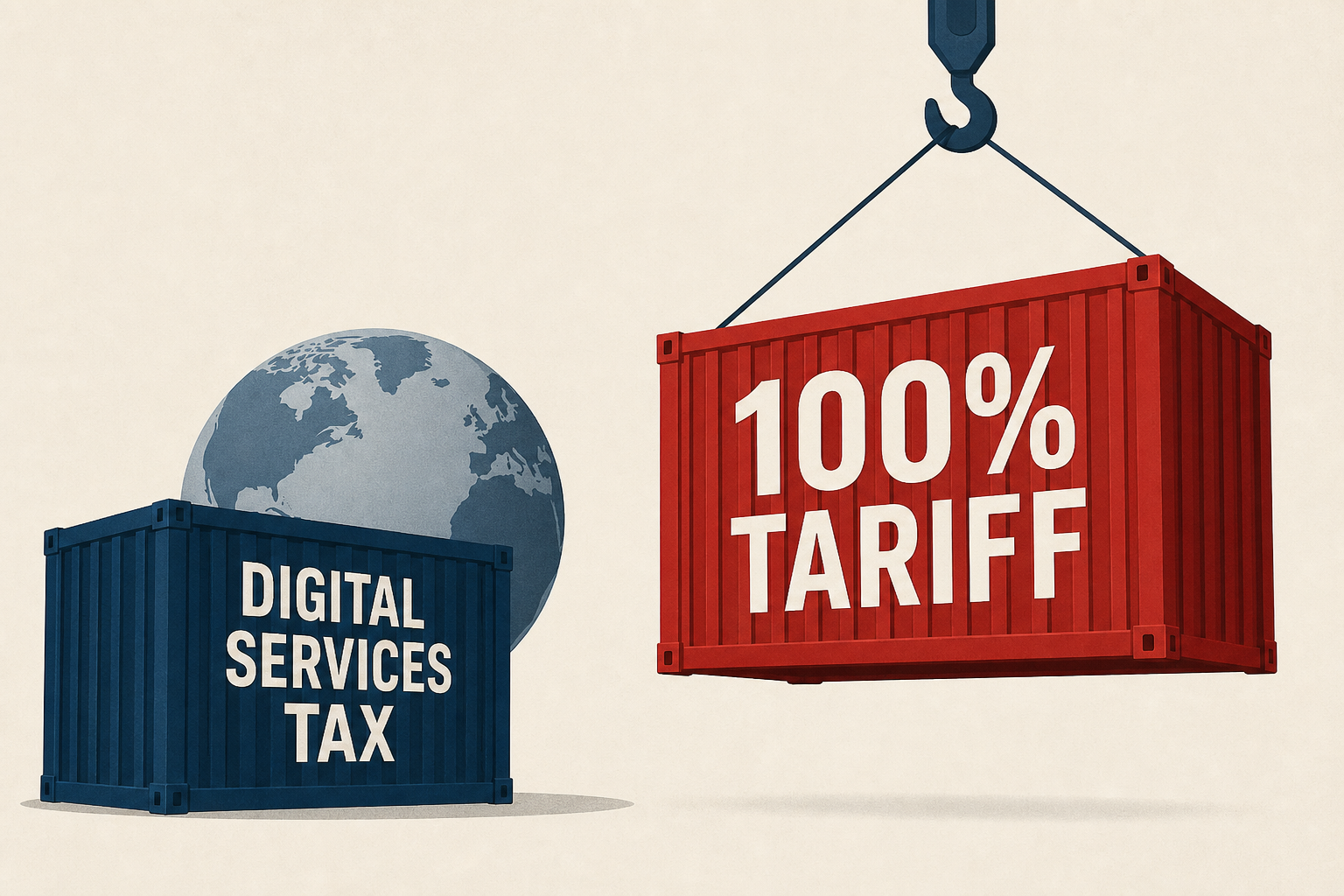 Trump threatens 100% tariff on countries imposing digital services tax