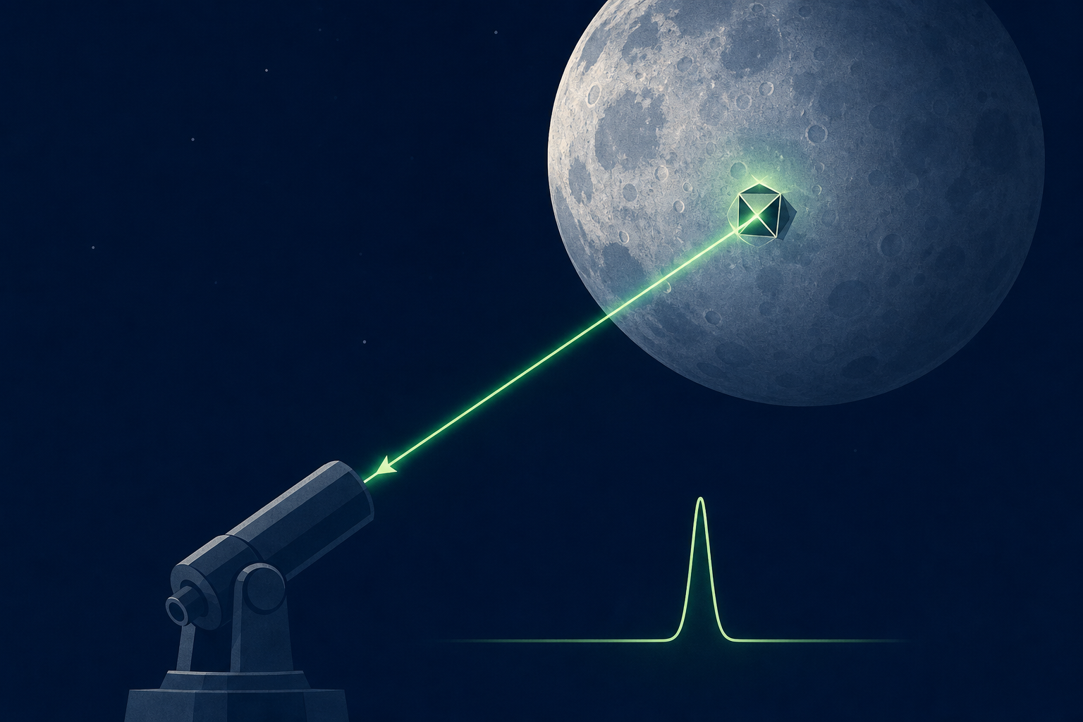 For nearly forty years, scientists aimed lasers at the Moon and got nothing back from the Soviet rover Lunokhod 1 — then in 2010, a pulse bounced straight back from a reflector that had been sitting i