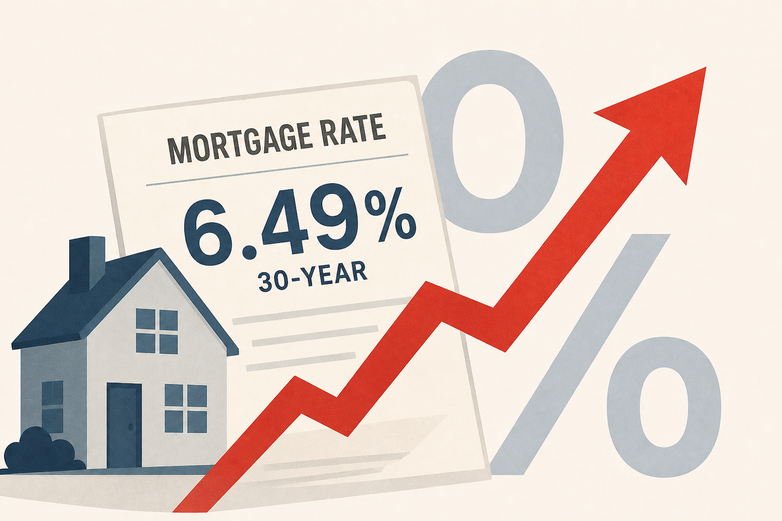 Mortgage rates tick slightly higher this week with 30-year at 6.49%