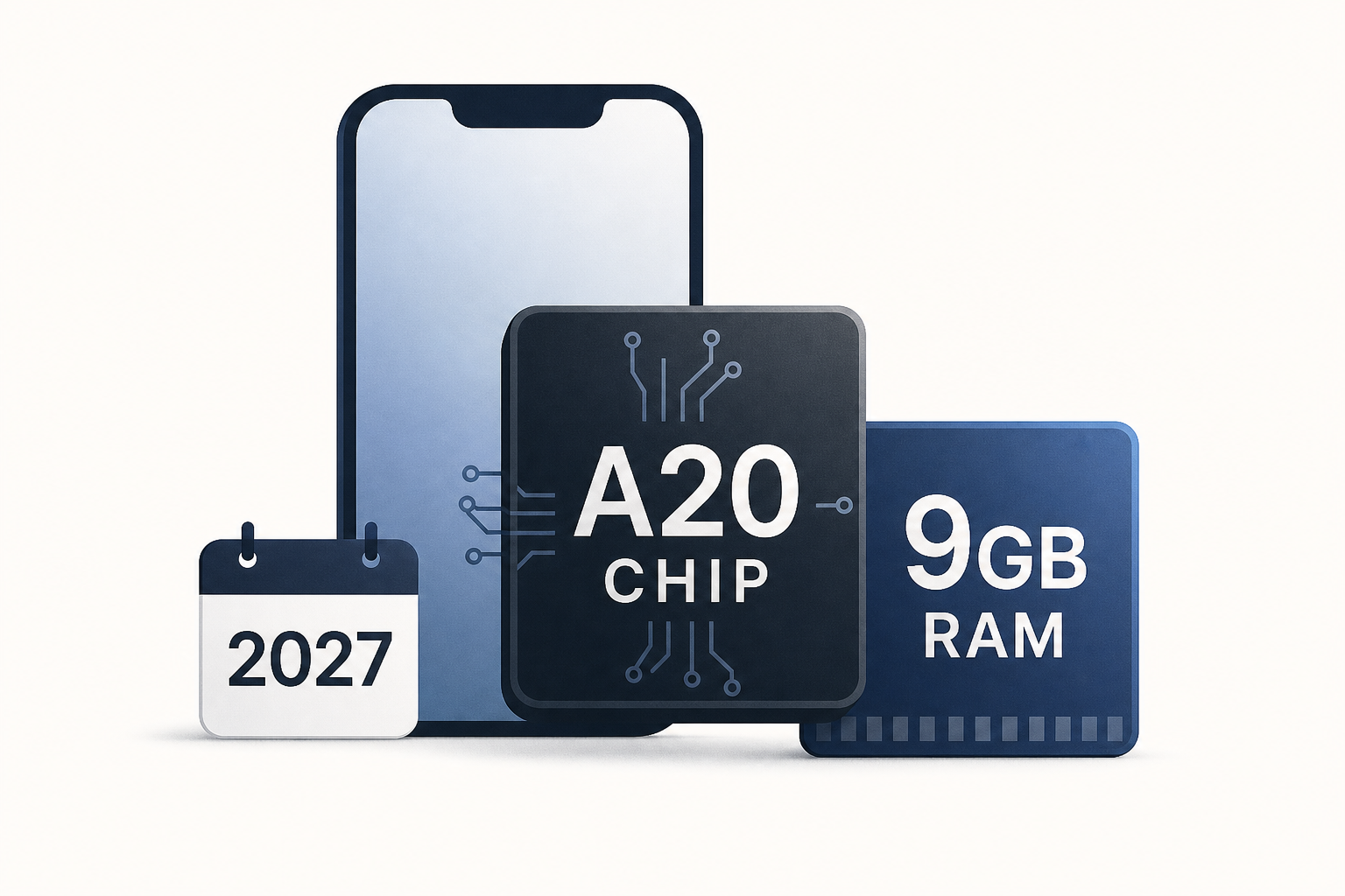 2027 iPhone 18 and iPhone 18e to Get 9GB RAM and A20 Chip