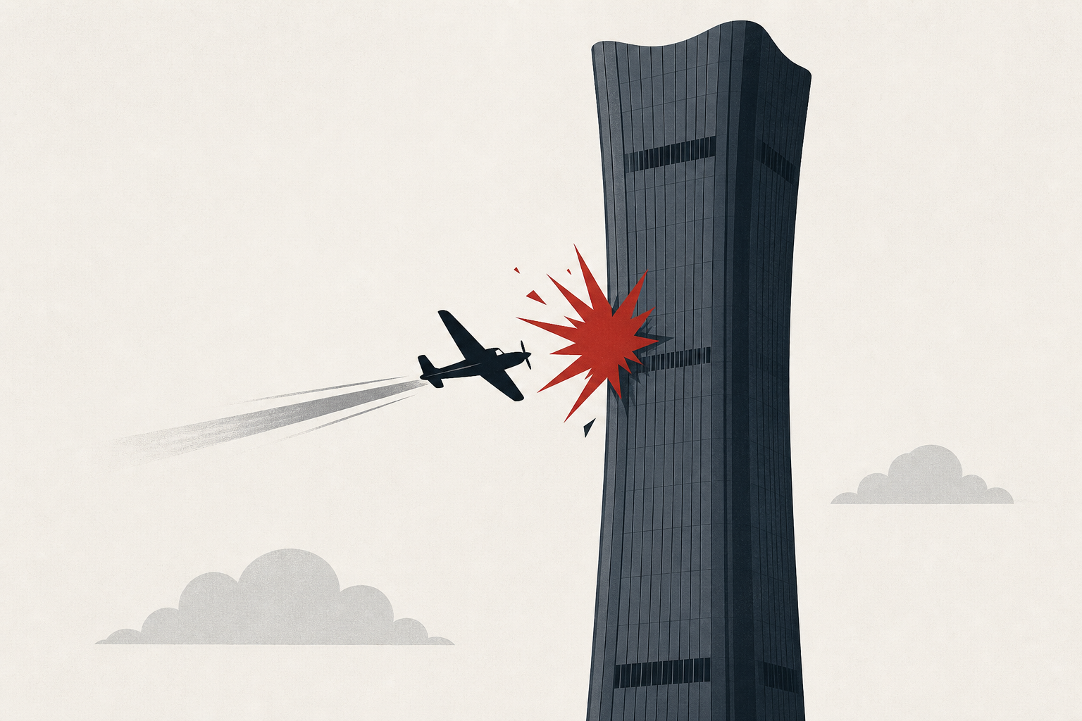 Small airplane reportedly crashes into Beijing's tallest skyscraper