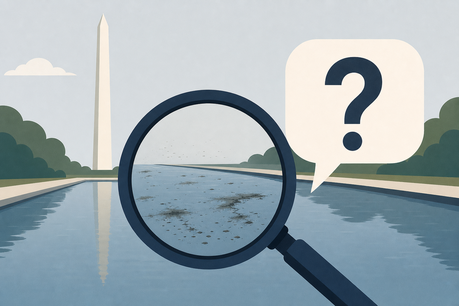 What to Know About Problems at the Reflecting Pool and Trump’s Claims of Vandalism