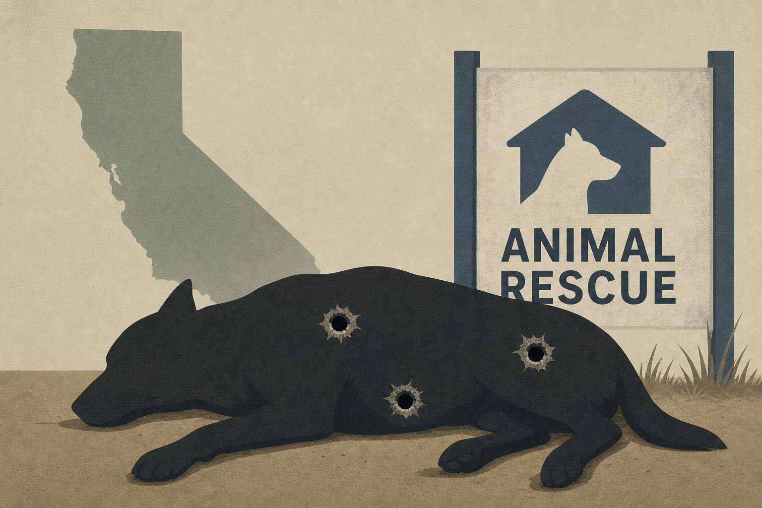 Over 100 dogs found dead, many with bullet holes at Northern California rescue, authorities say