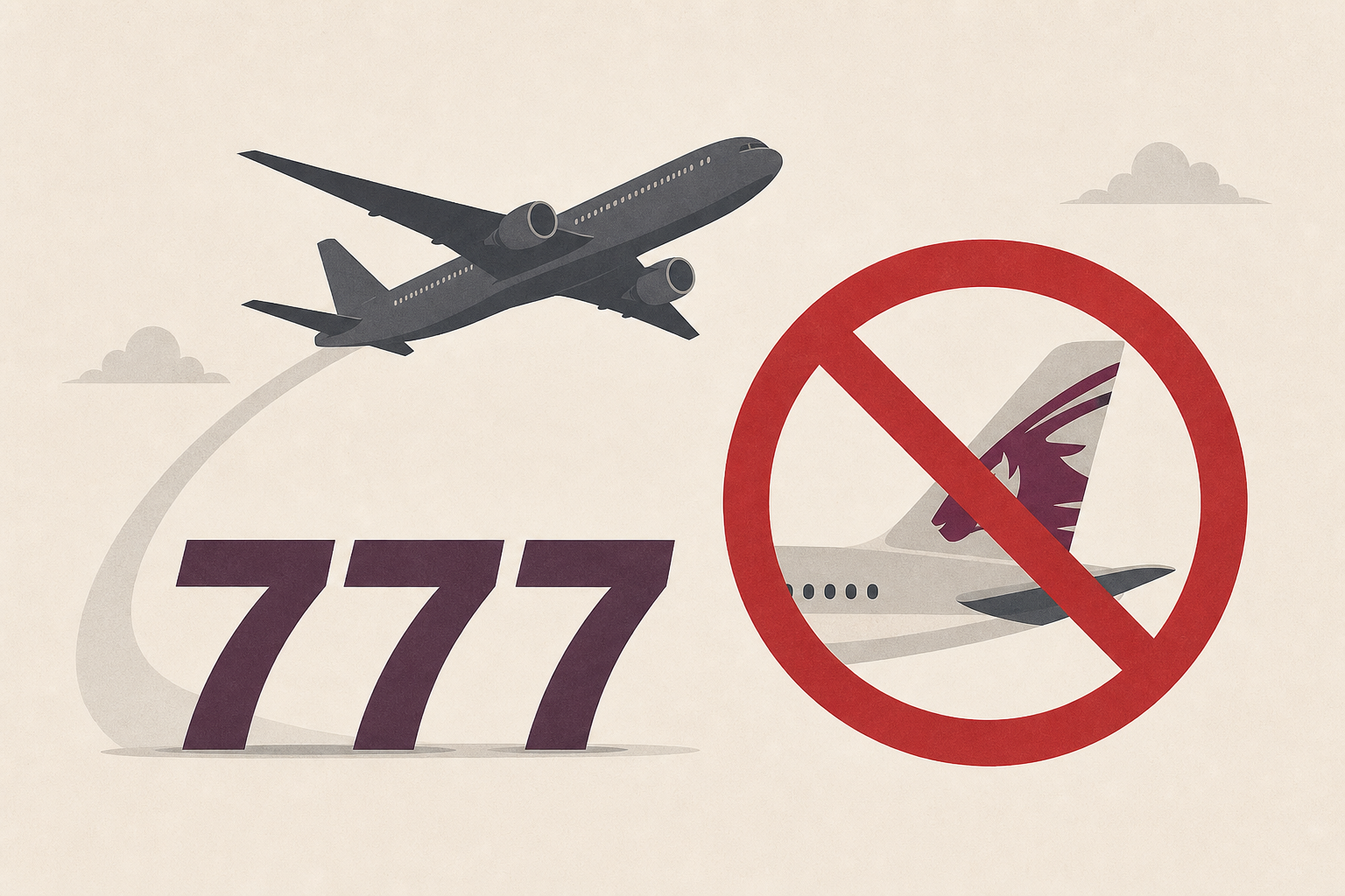 777 operator says viral Texas flyover wasn't a Qatar Airways flight