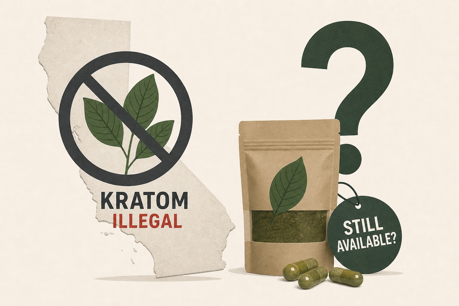 California declared kratom illegal, so why is it still available?