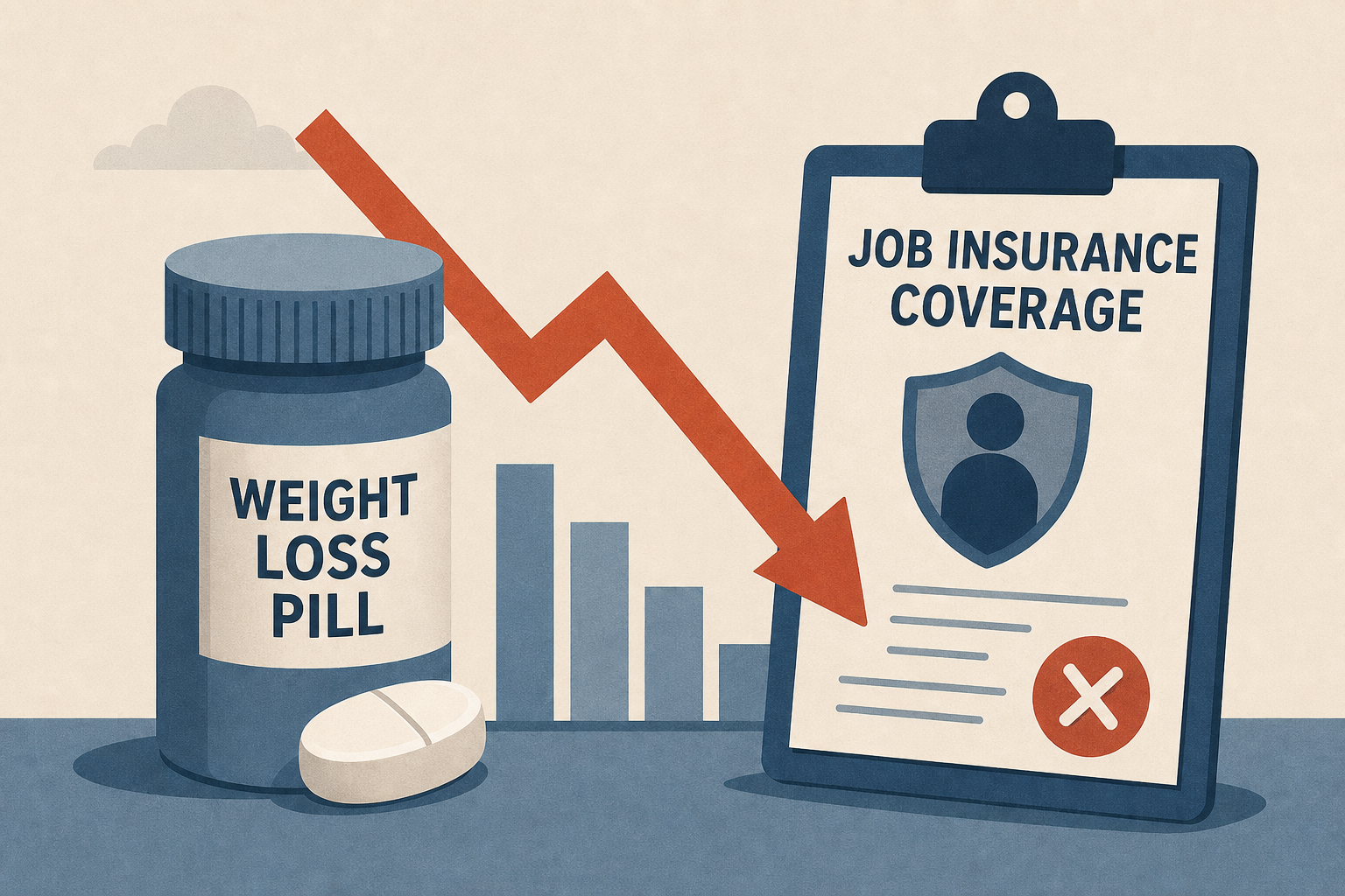 GLP-1 weight loss pills may be bad thing for job insurance coverage
