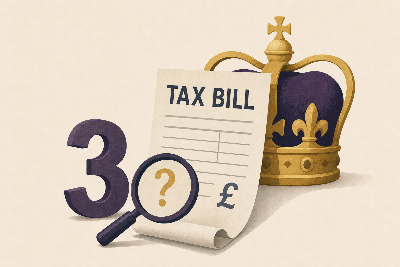 Three unusual things about the King's tax bill