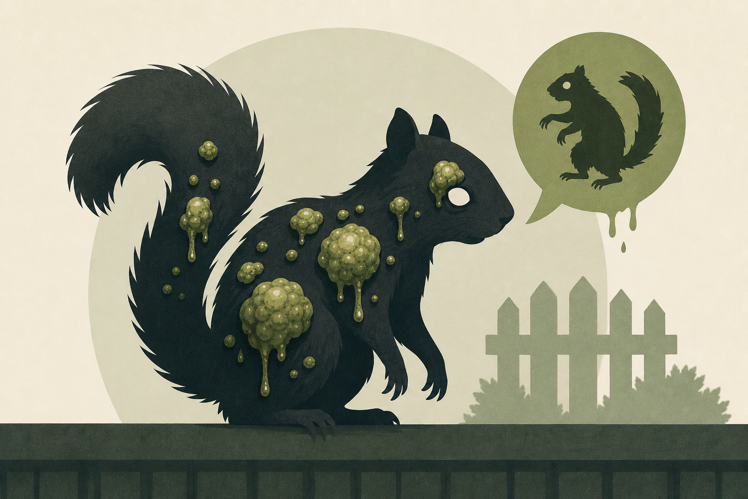 ‘Zombie’ squirrels with oozing warts are found in several states in peoples’ backyards