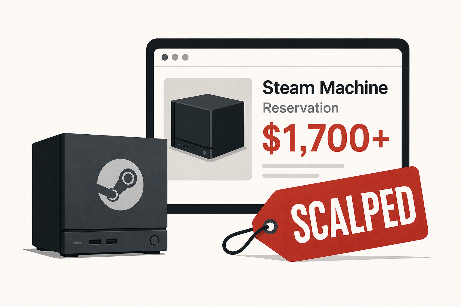 Scalpers List Steam Machine Reservations at $1,700+