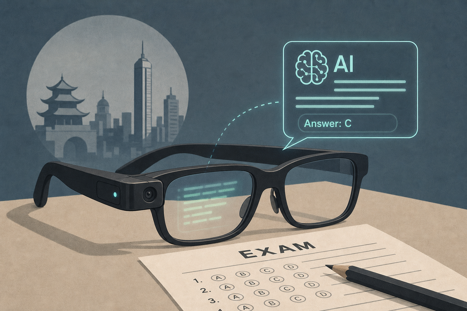 AI glasses are aiding cheating in exams. Test-obsessed Asia is ground zero