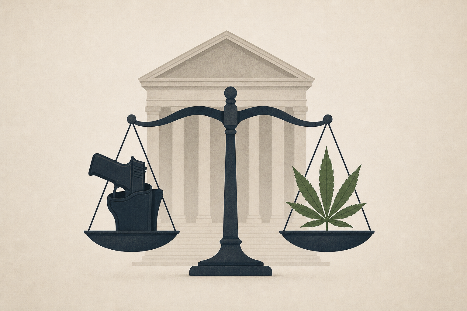 In 2 landmark decisions, the Supreme Court expands gun rights for concealed carry holders and casual drug users