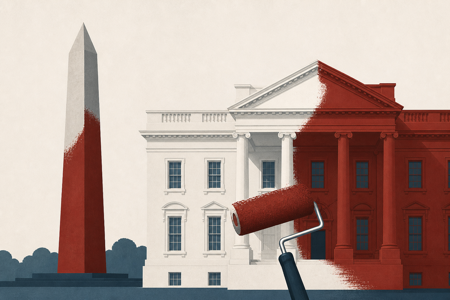 How Trump is changing Washington, from monuments to the White House