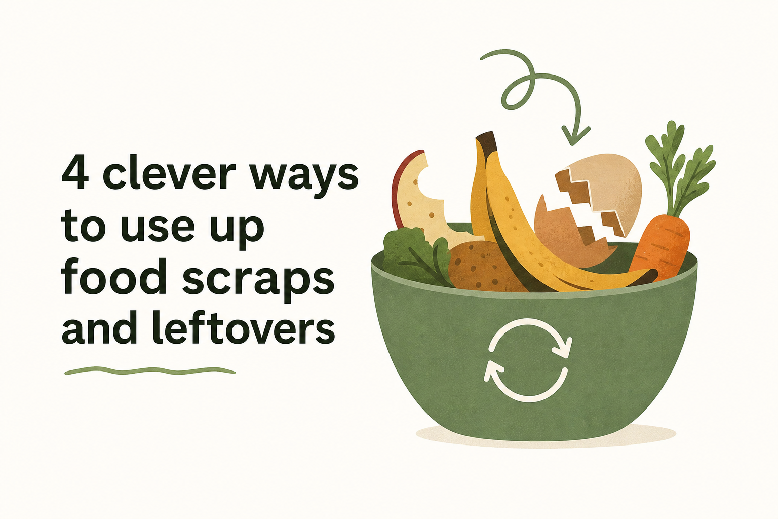 4 clever ways to use up food scraps and leftovers : NPR